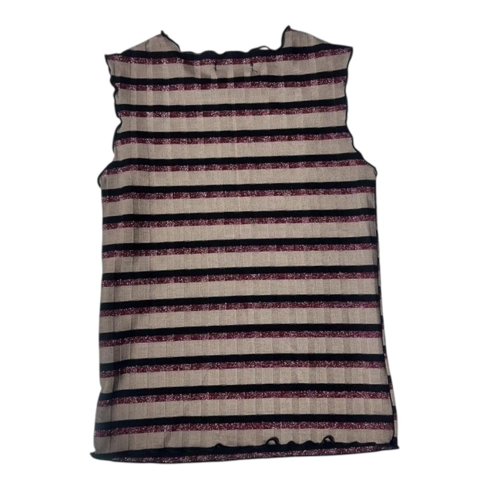 NWT Poof Striped Muscle Tank Size Large - Picture 11 of 13